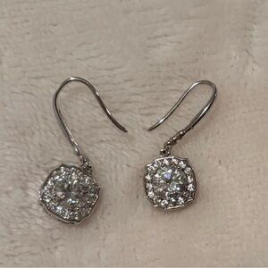 Moissanite Silver Earrings